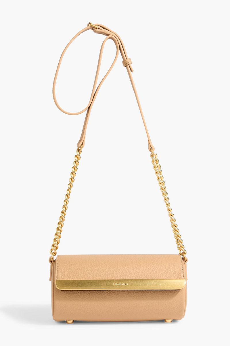 simkhai - rola pebbled-leather cross-body bag - brown - onesize