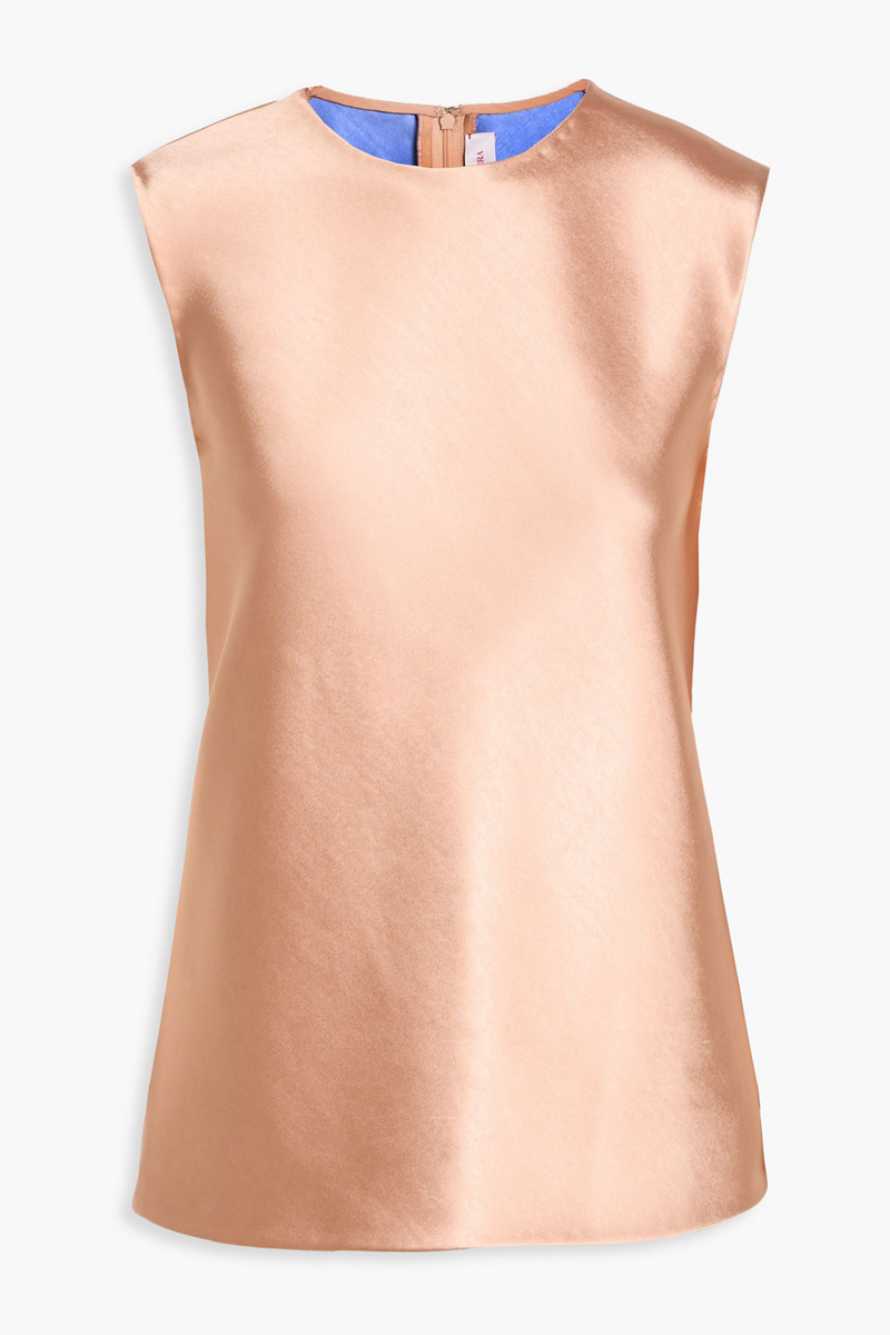 carolina herrera - satin top - pink - us 0