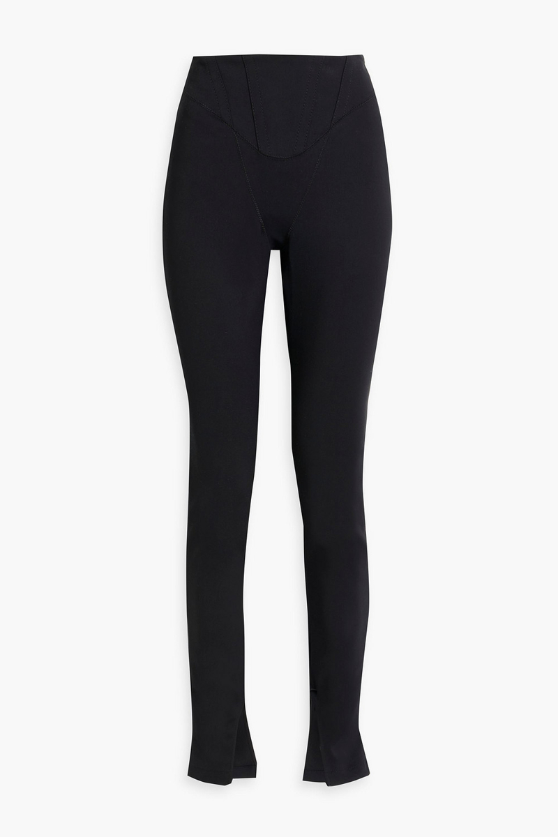 Dion Lee - Cotton-blend skinny pants - Black - UK 8