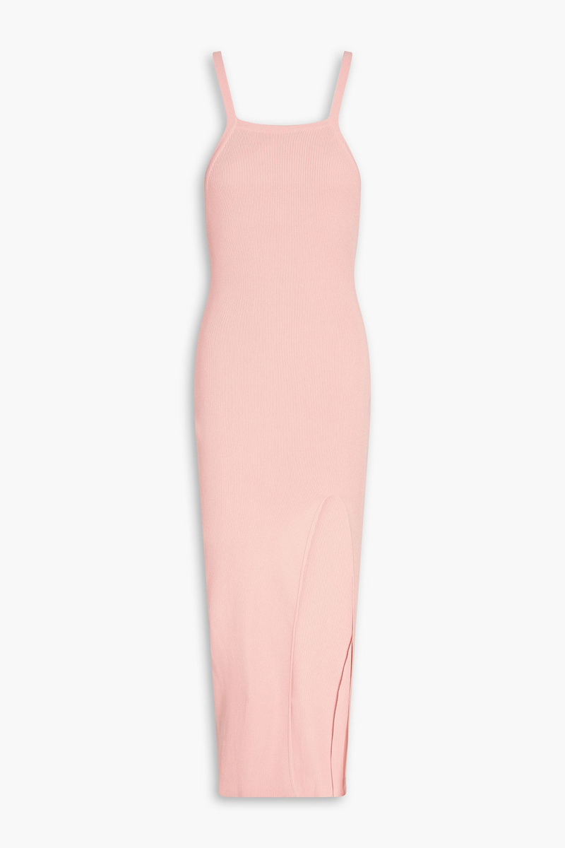 Zeynep Arcay - Ribbed-knit midi dress - Pink - US 8