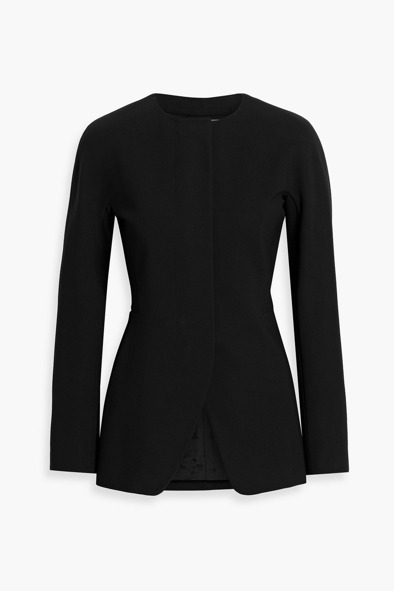 max mara - girone jersey jacket - black - it 38