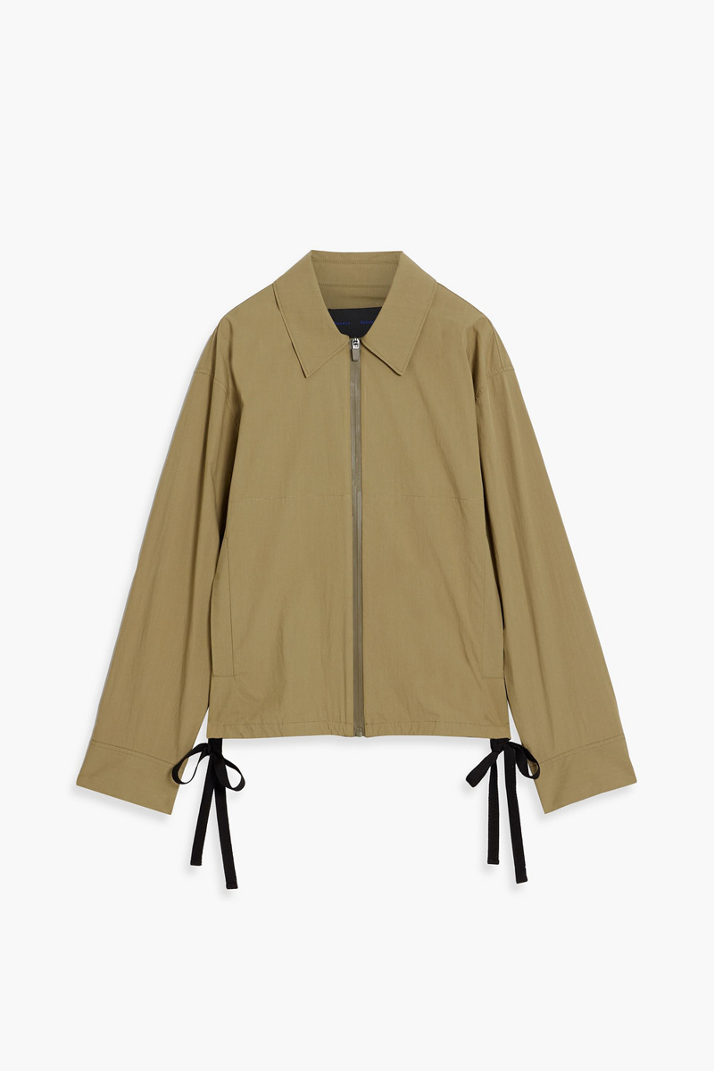 proenza schouler - emerson cotton jacket - green - l
