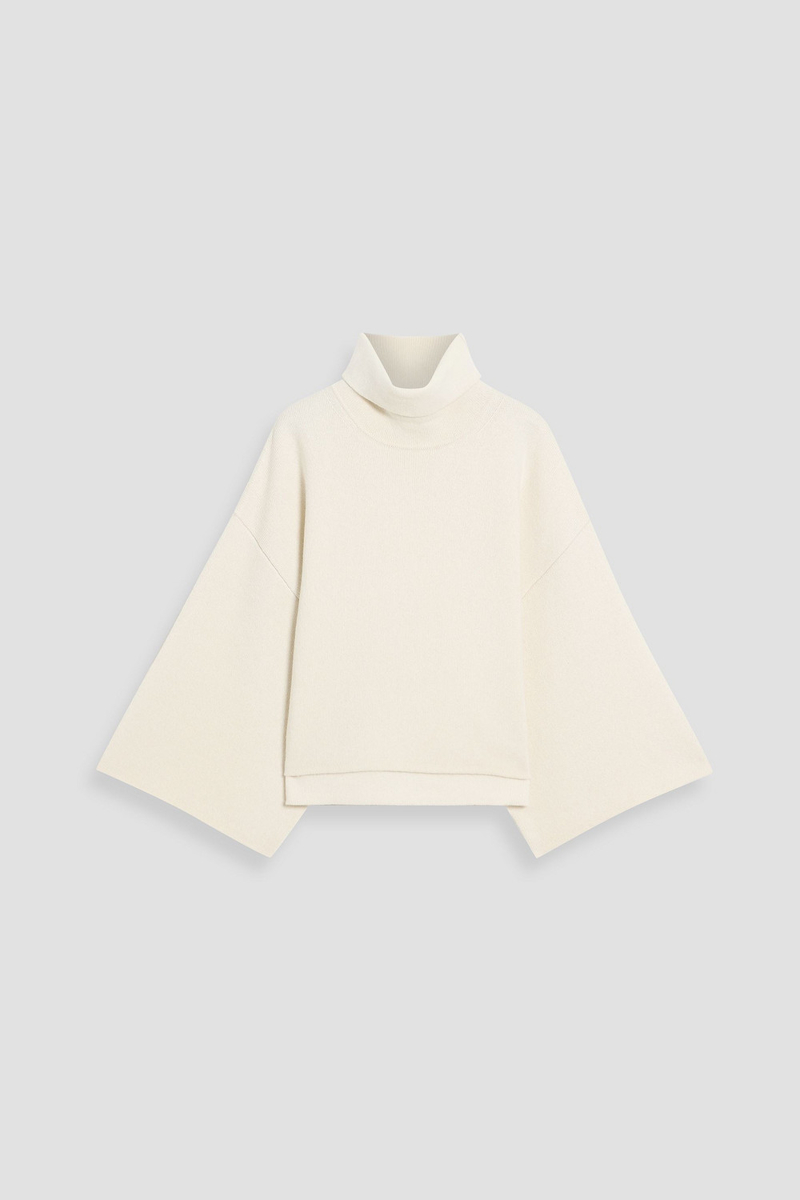 proenza schouler - cashmere-blend turtleneck sweater - white - l