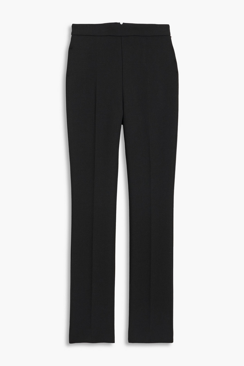 sportmax - teoria twill slim-leg pants - black - it 38
