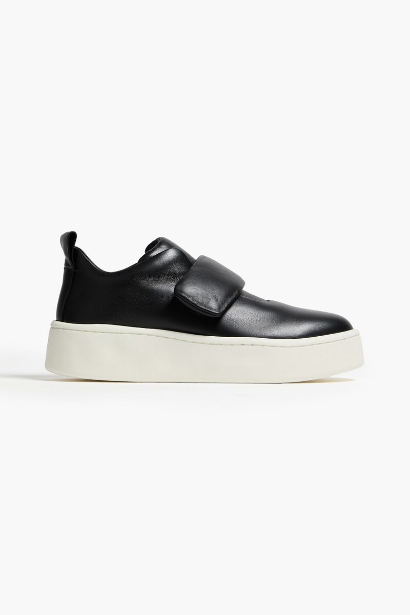 Jil Sander - Leather sneakers - Black - EU 39