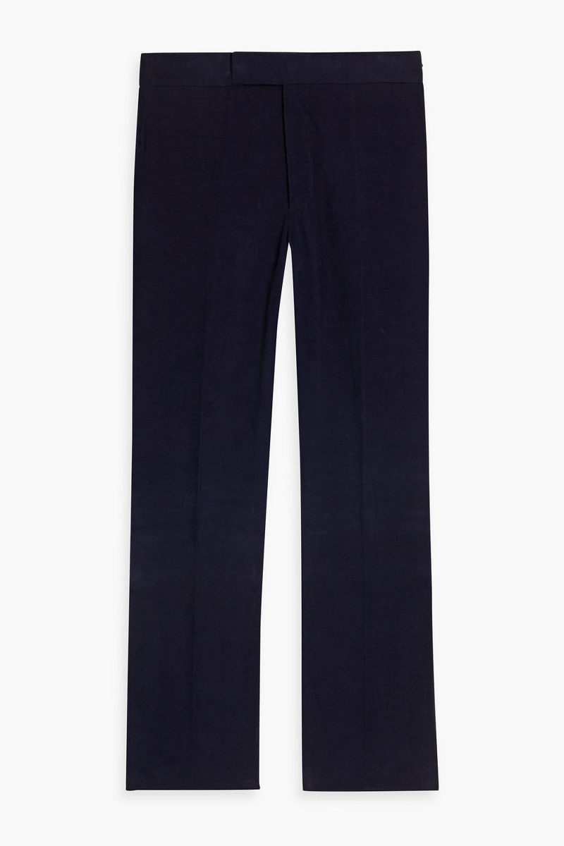 Gabriela Hearst - Sebastian cotton-corduroy pants - Blue - IT 54