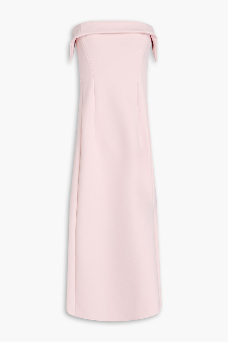 philosophy di lorenzo serafini - strapless ponte midi dress - pink - it 36