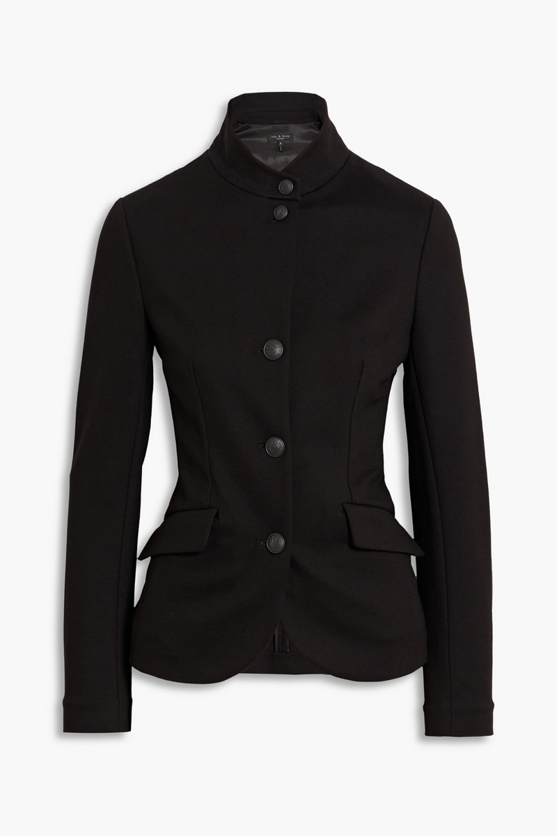 rag & bone - sadie ponte blazer - black - us 8