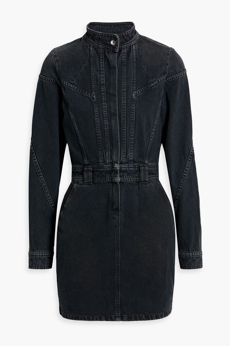 IRO - Darwin denim mini dress - Black - FR 38