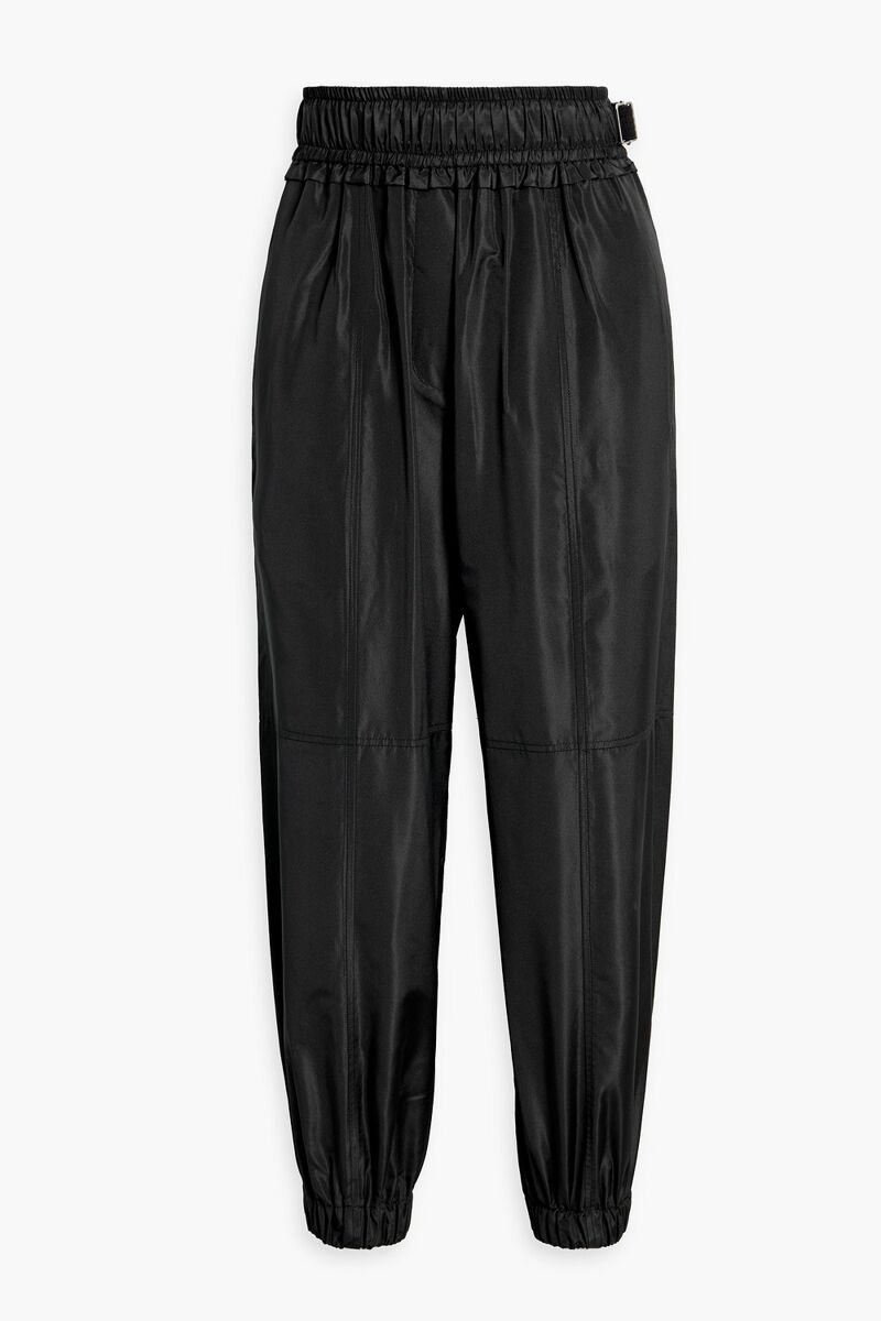 Proenza Schouler - Cropped shell track pants - Black - US 8