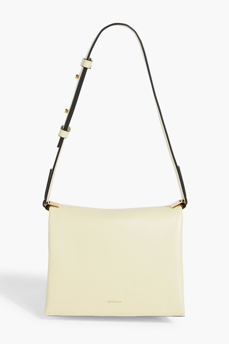 Wandler - Uma leather shoulder bag - Yellow - OneSize