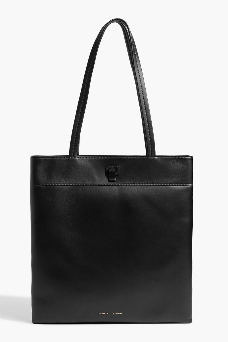 proenza schouler - leather tote - black - onesize