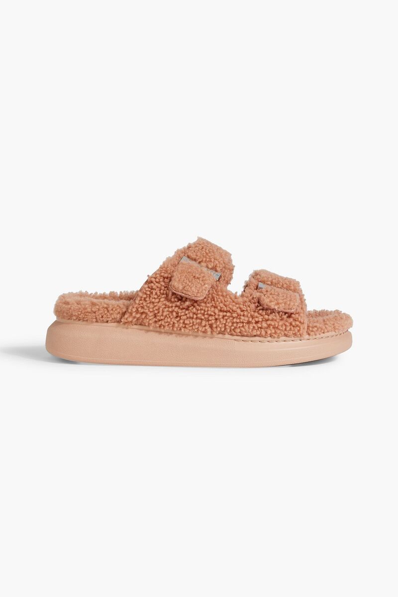 McQueen - Shearling sandals - Pink - EU 41