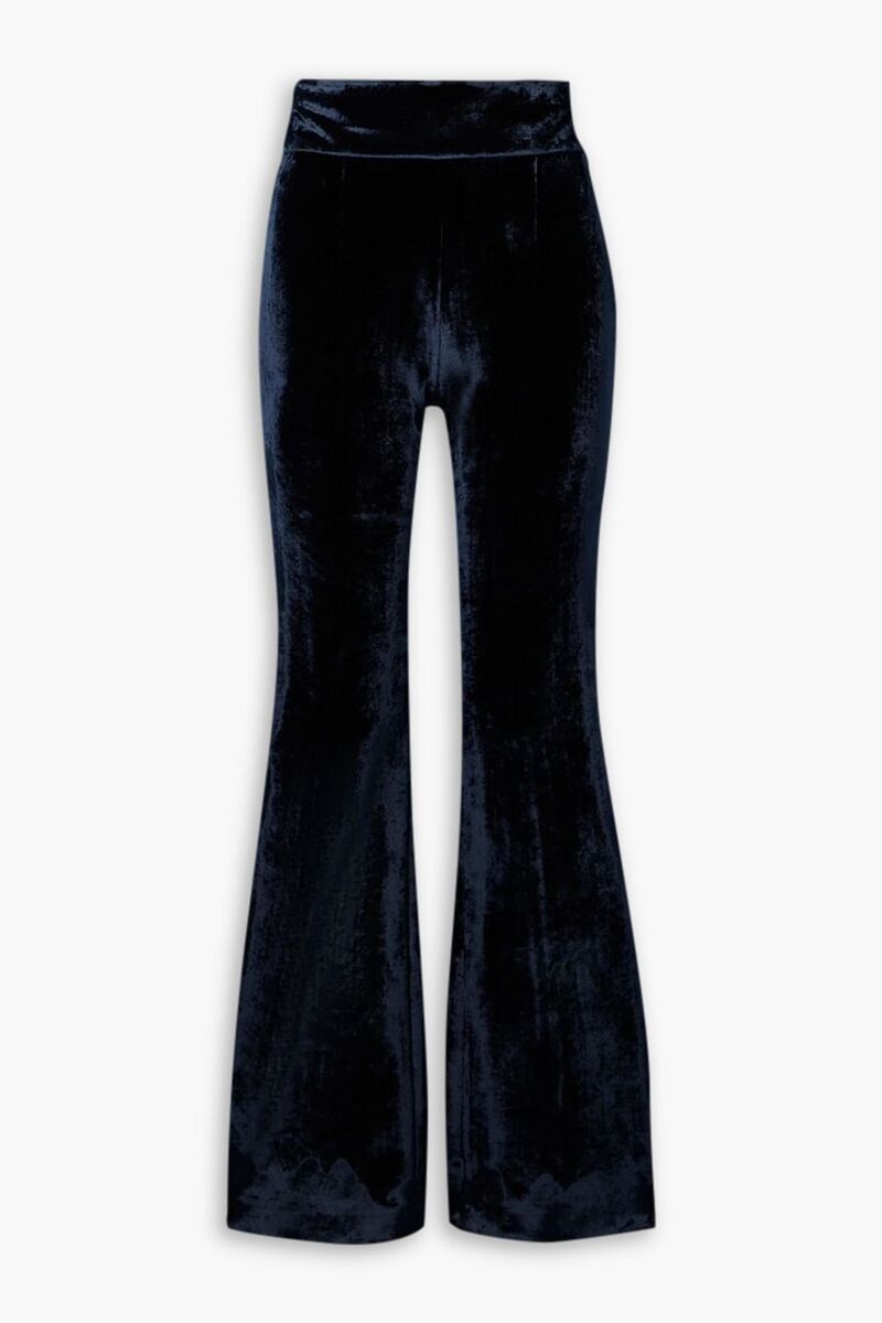 Galvan London - Velvet flared pants - Blue - FR 36