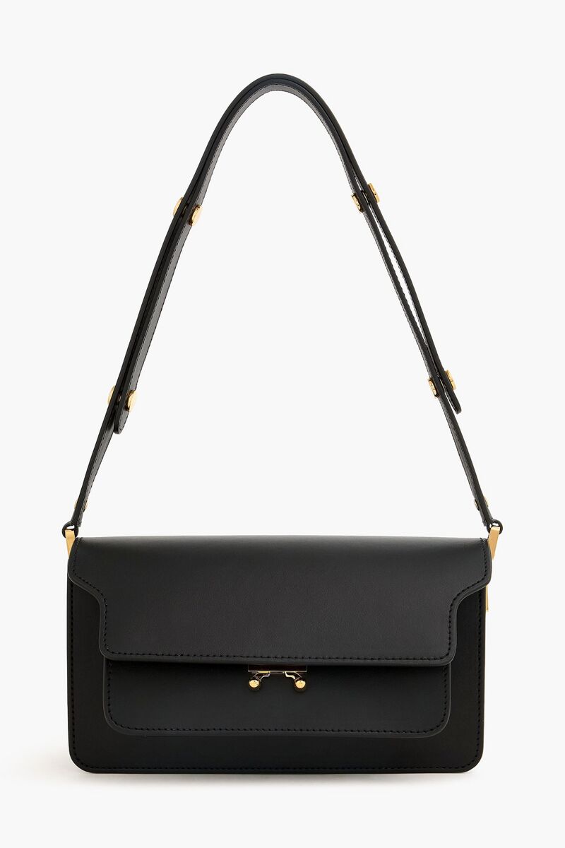 Marni - Trunk leather shoulder bag - Black - OneSize