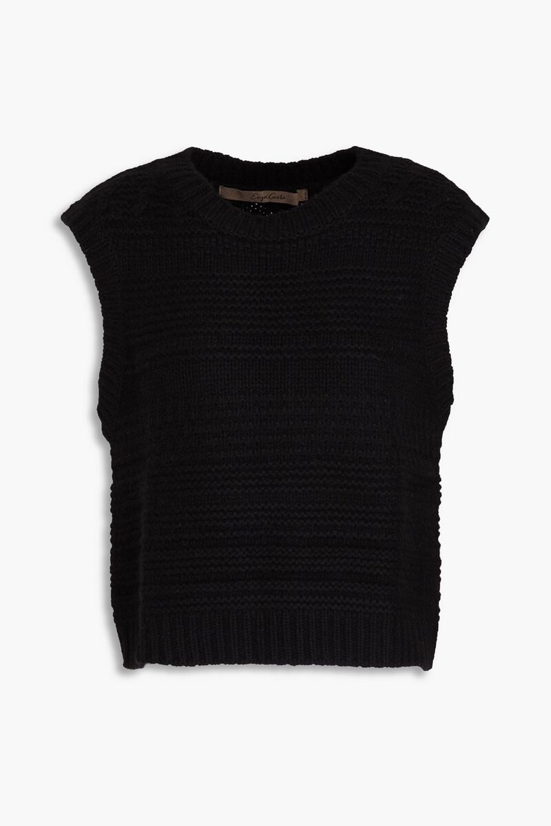 ENZA COSTA - Cashmere vest - Black - S