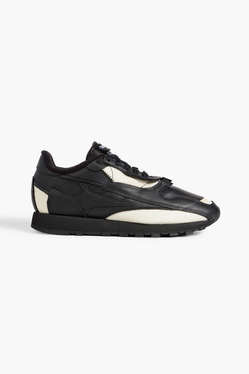 MAISON MARGIELA X REEBOK - Project 0 CL Memory OF V2 mesh and leather sneakers - Black - US 6.5