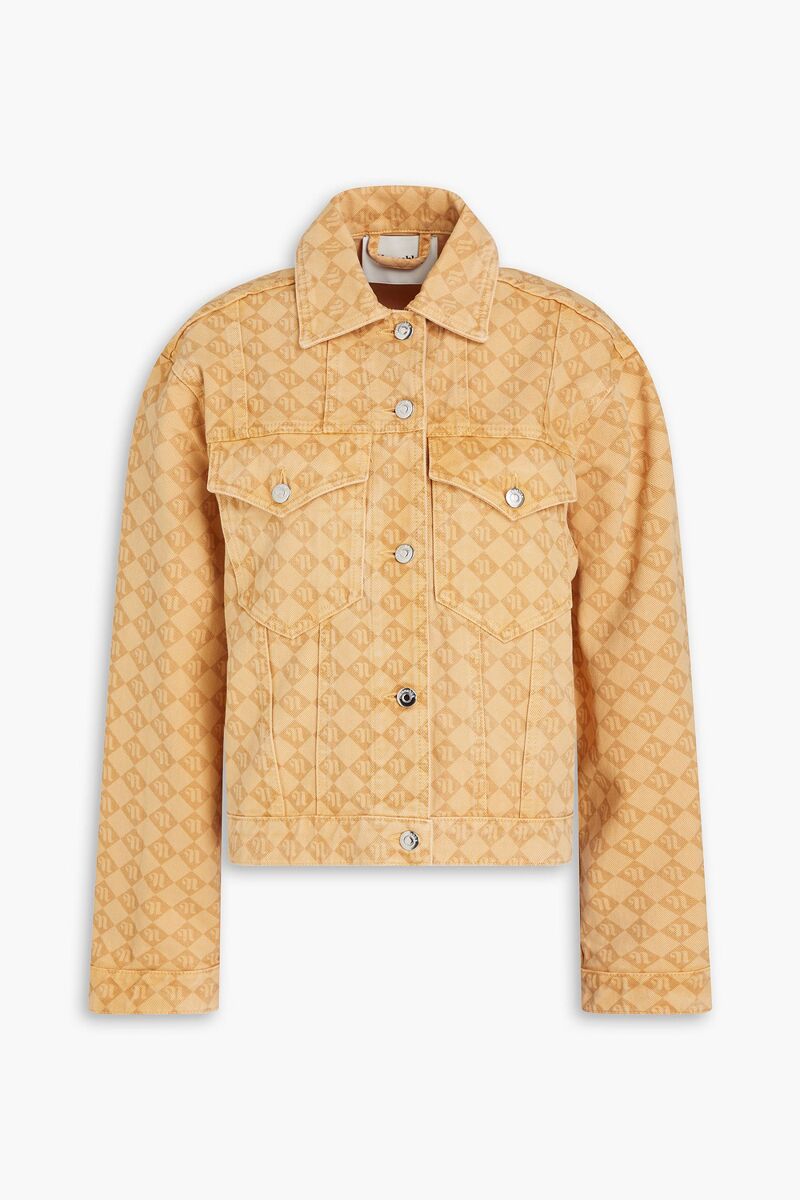 Nanushka - Printed denim jacket - Neutral - S