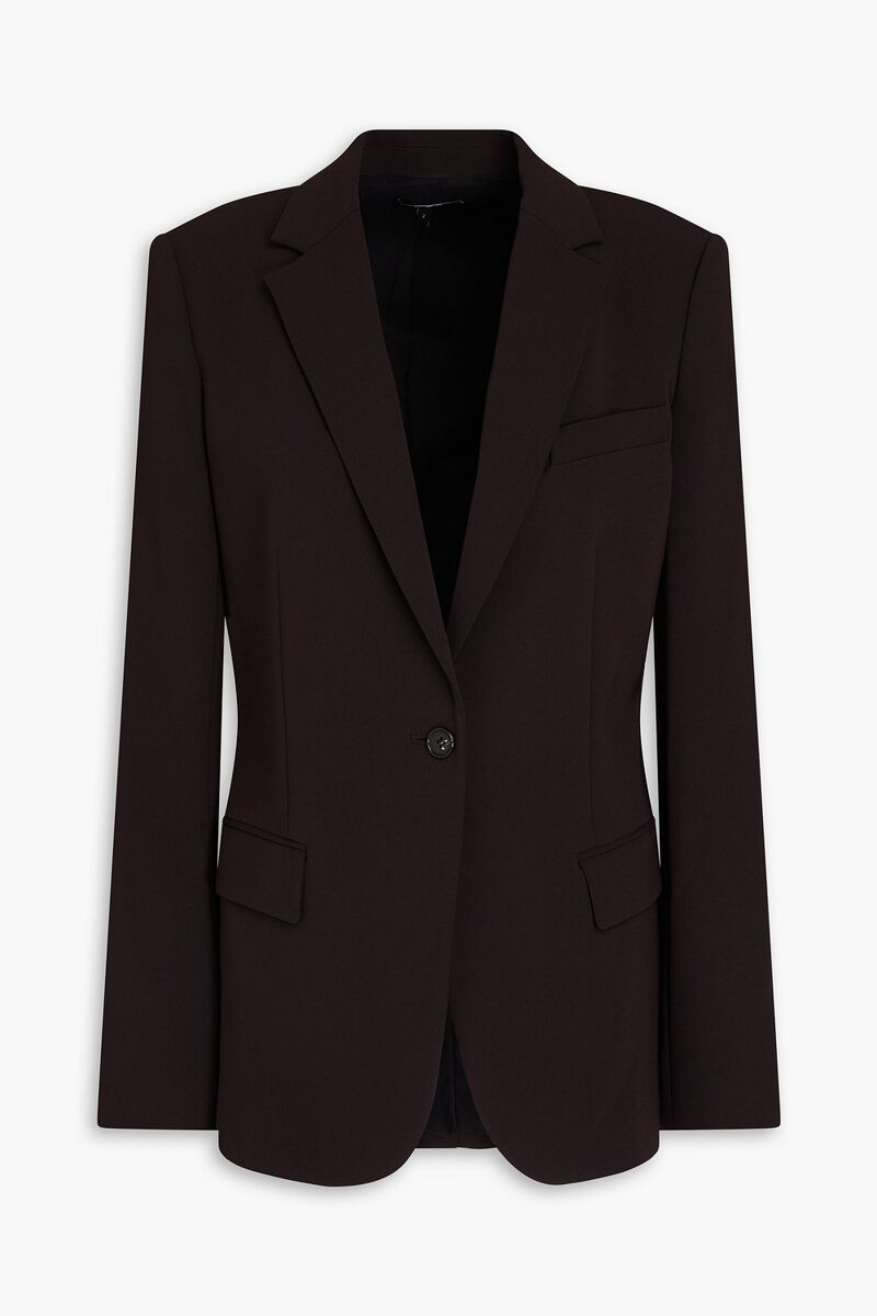 Theory - Crepe blazer - Brown - US 4