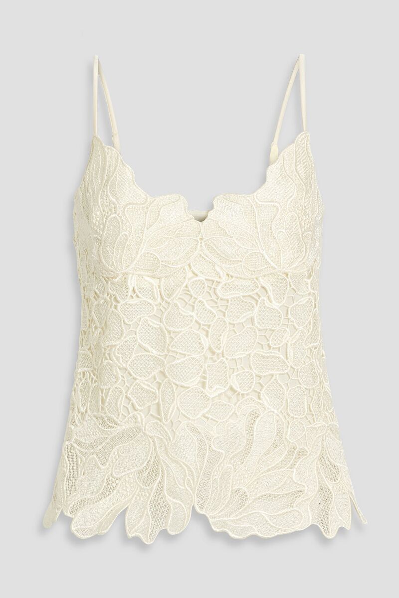 SIMKHAI - Eliana guipure lace camisole - White - US 0
