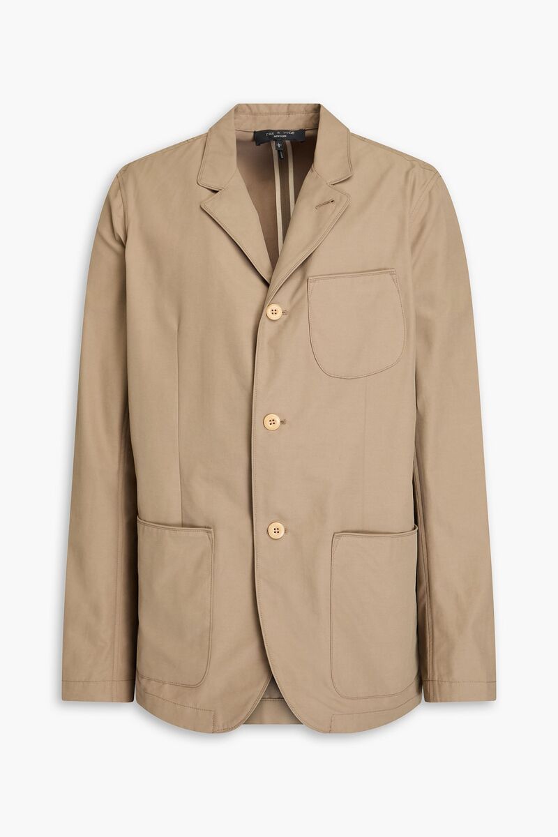 rag & bone - Anderson cotton-blend blazer - Neutral - L
