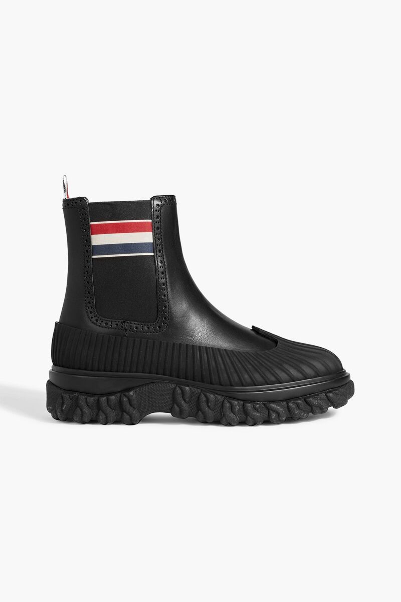 Thom Browne - Leather Chelsea boots - Black - US 7