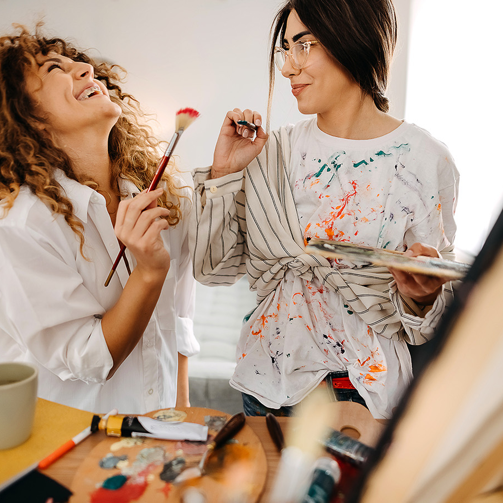 Malworkshop im Atelier Wien, mydays Erlebnisgutschein, als PDF ausdruckbar oder Versand mit Geschenkverpackung