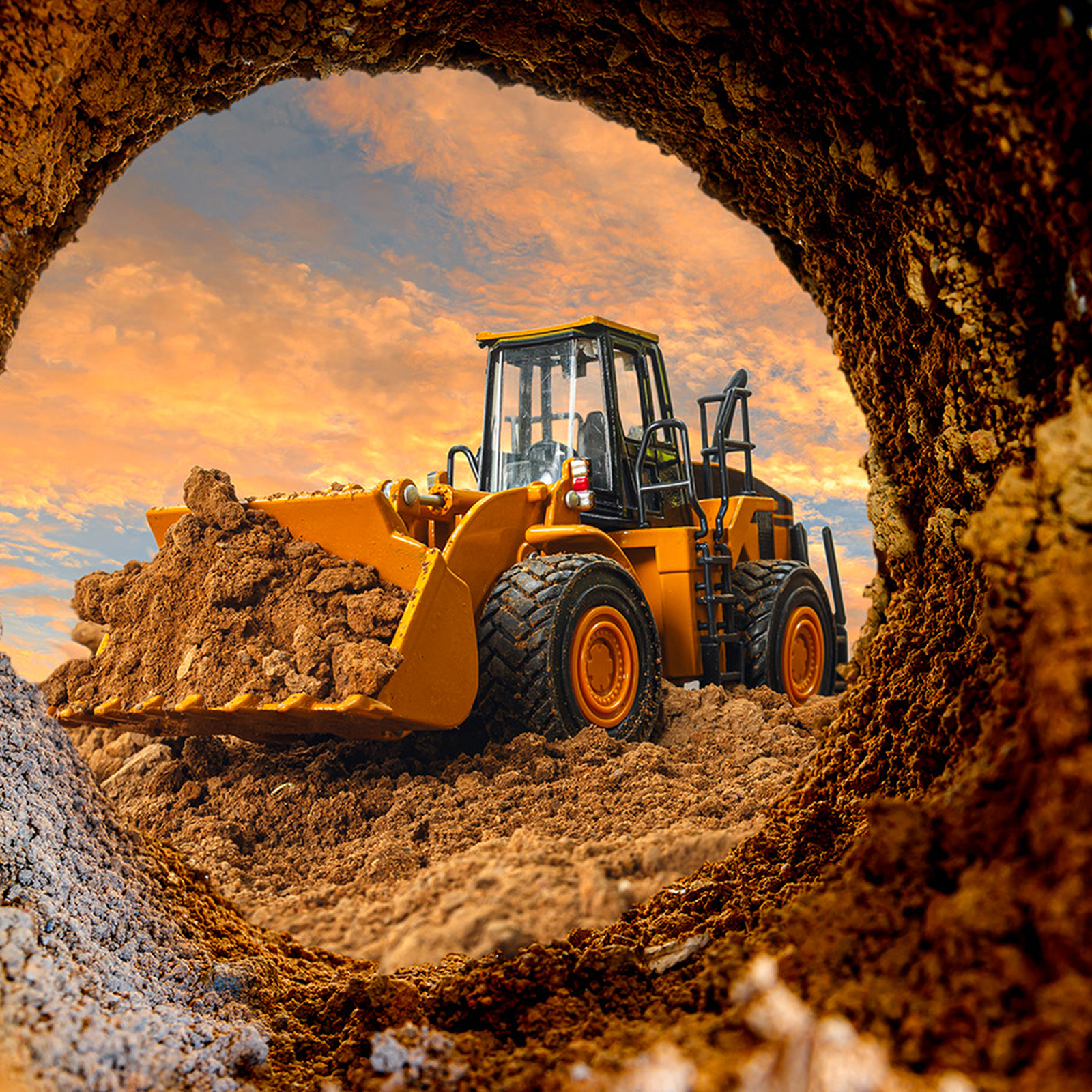 Bagger Fahren in Hamburg, mydays Erlebnisgutschein, als PDF ausdruckbar oder Versand mit Geschenkverpackung