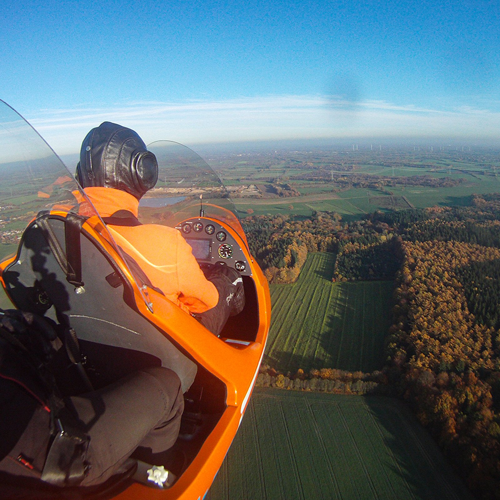 Tragschrauber selber fliegen Hörsten, mydays Erlebnisgutschein, als PDF ausdruckbar oder Versand mit Geschenkverpackung