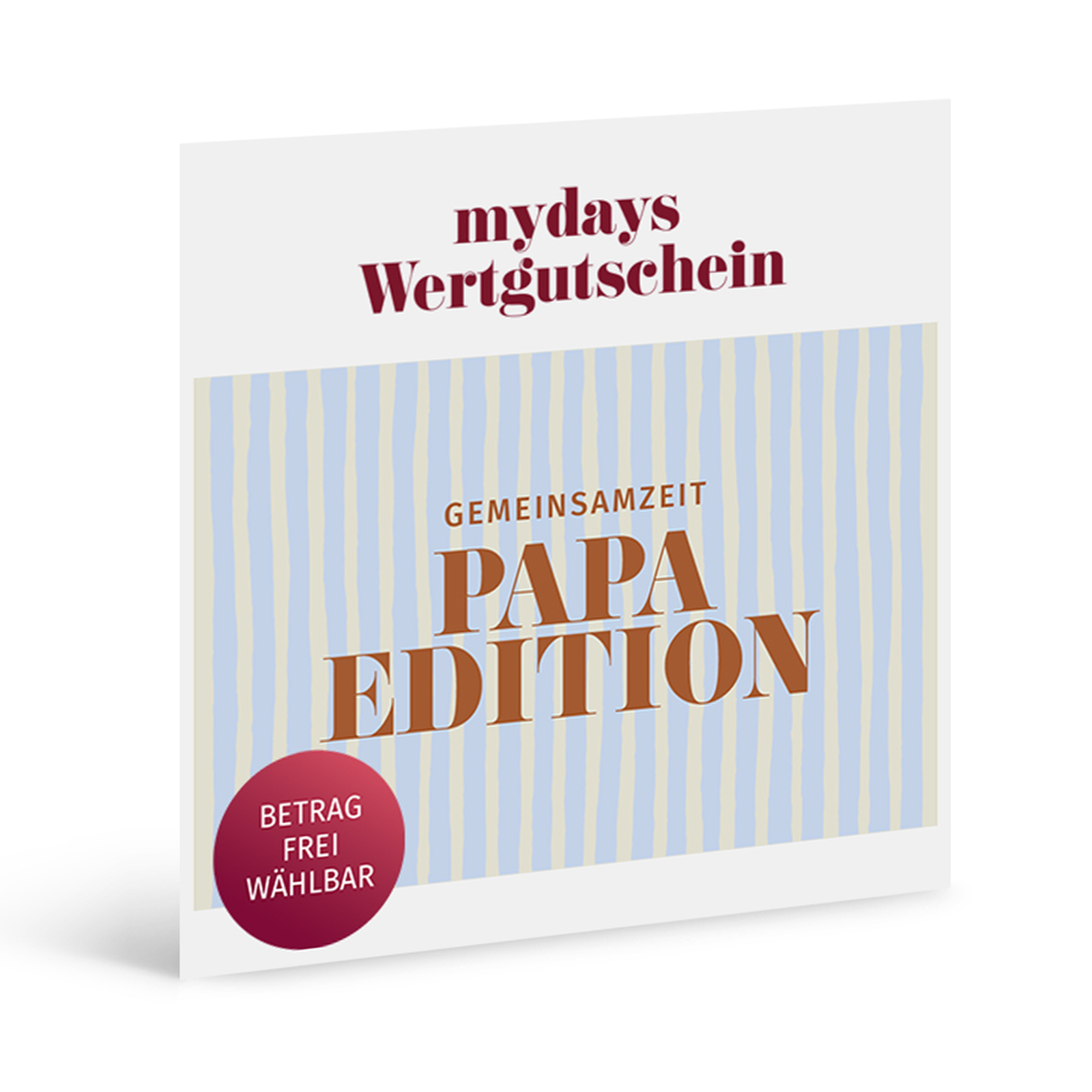 Flexibles Geschenk Für Papa, mydays Erlebnisgutschein, als PDF ausdruckbar oder Versand mit Geschenkverpackung