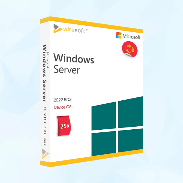 Microsoft Remote Desktop Services 2022 - 25 Pack Device CAL - Business Partner