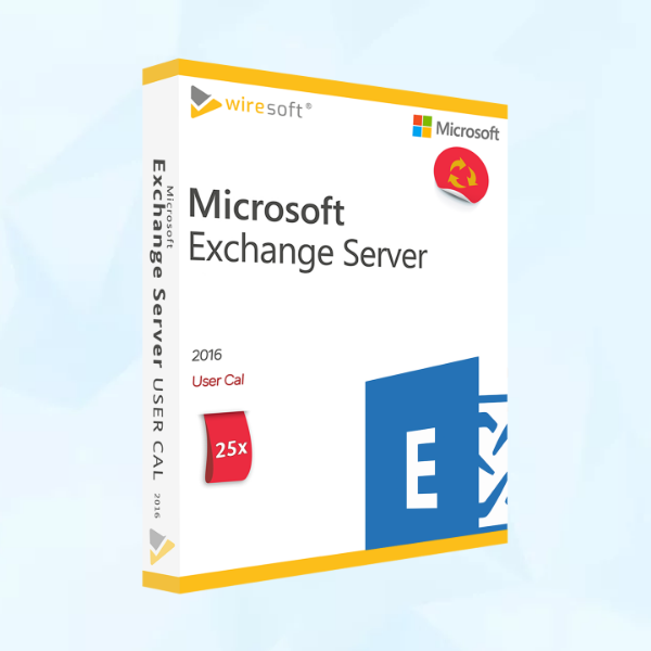 Microsoft Exchange Server 2016 - 25 Pack User CAL - Business Partner