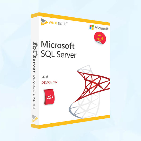 Microsoft SQL Server 2016 - 25 Pack Device CALs - Business Partner