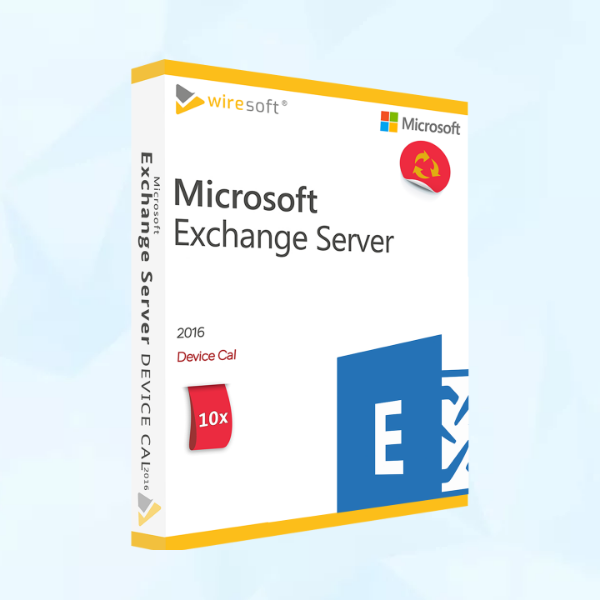 Microsoft Exchange Server 2016 - 10 Pack Device CAL - Business Partner