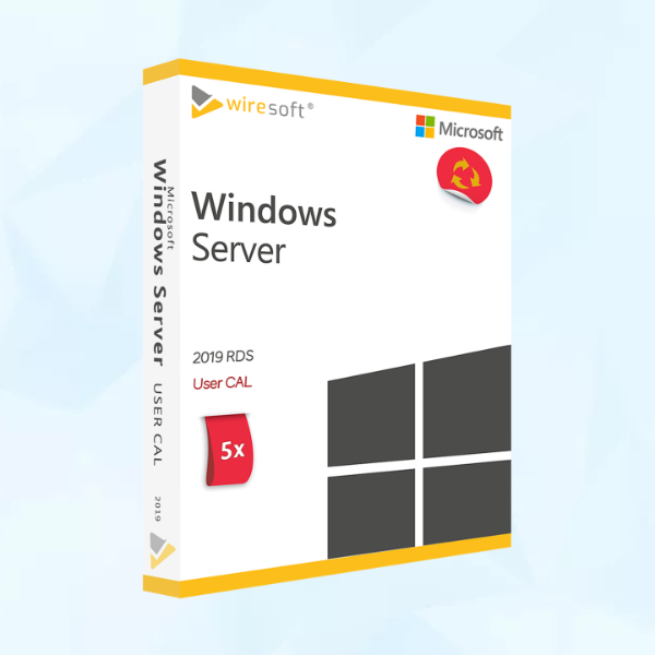 Microsoft Remote Desktop Services 2019 - 5 Pack User CAL - Business Partner