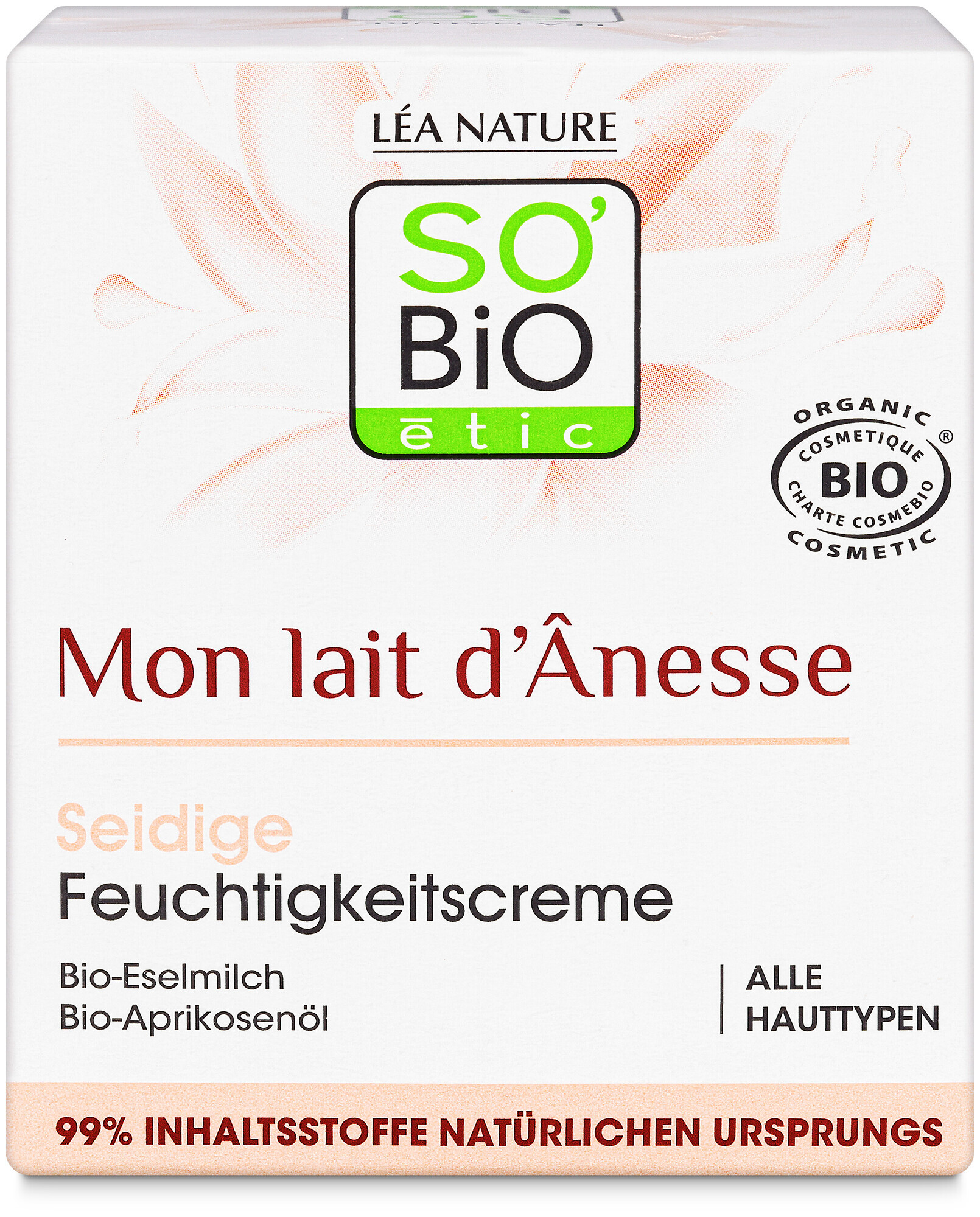 Image of LEA Nature So’bio Etic SO BiO étic Mon lait d'ânesse Seidige Feuchtigkeitscreme Bio-Eselmilch 50Ml