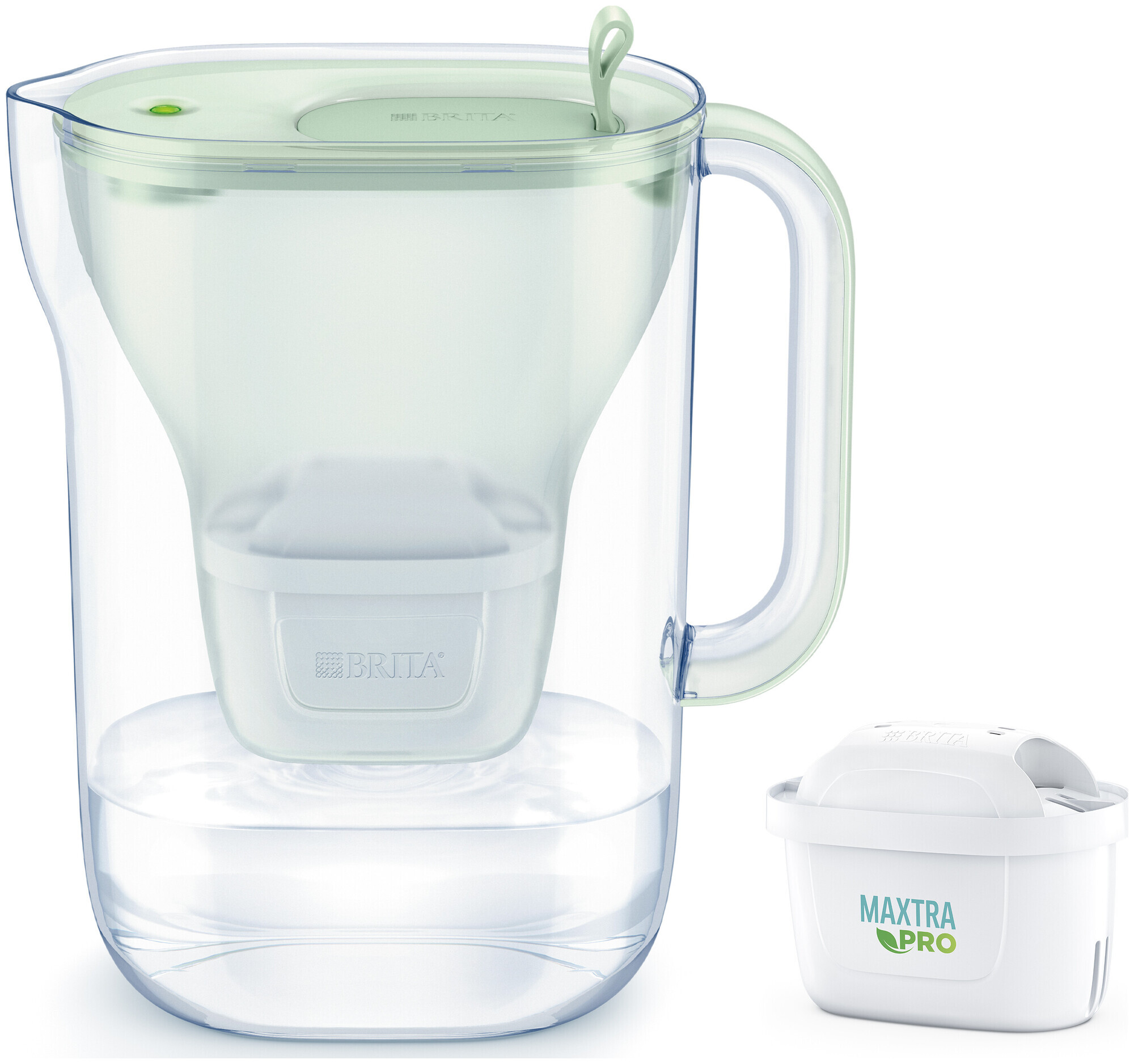 Image of Brita Wasserfilter Style eco hellgrün 2.4l inkl. 1x Maxtra PRO All-in-1 Kartusche