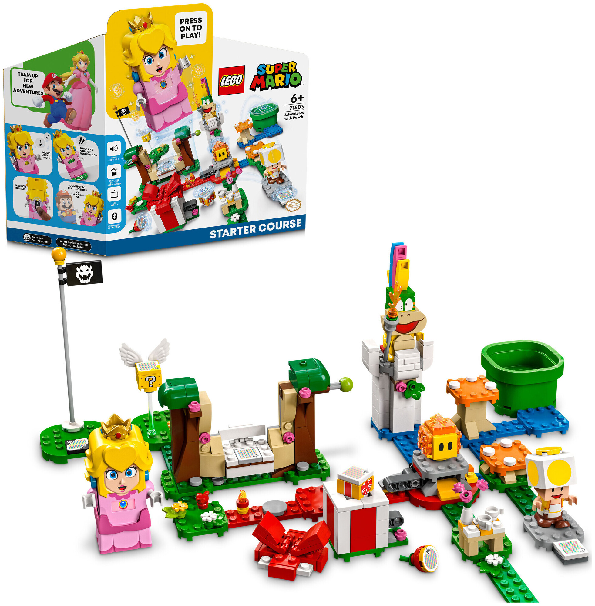 Lego Super Mario Lego Super Mario 71403 Abenteuer mit Peach – Starterset 6+ Jahre
