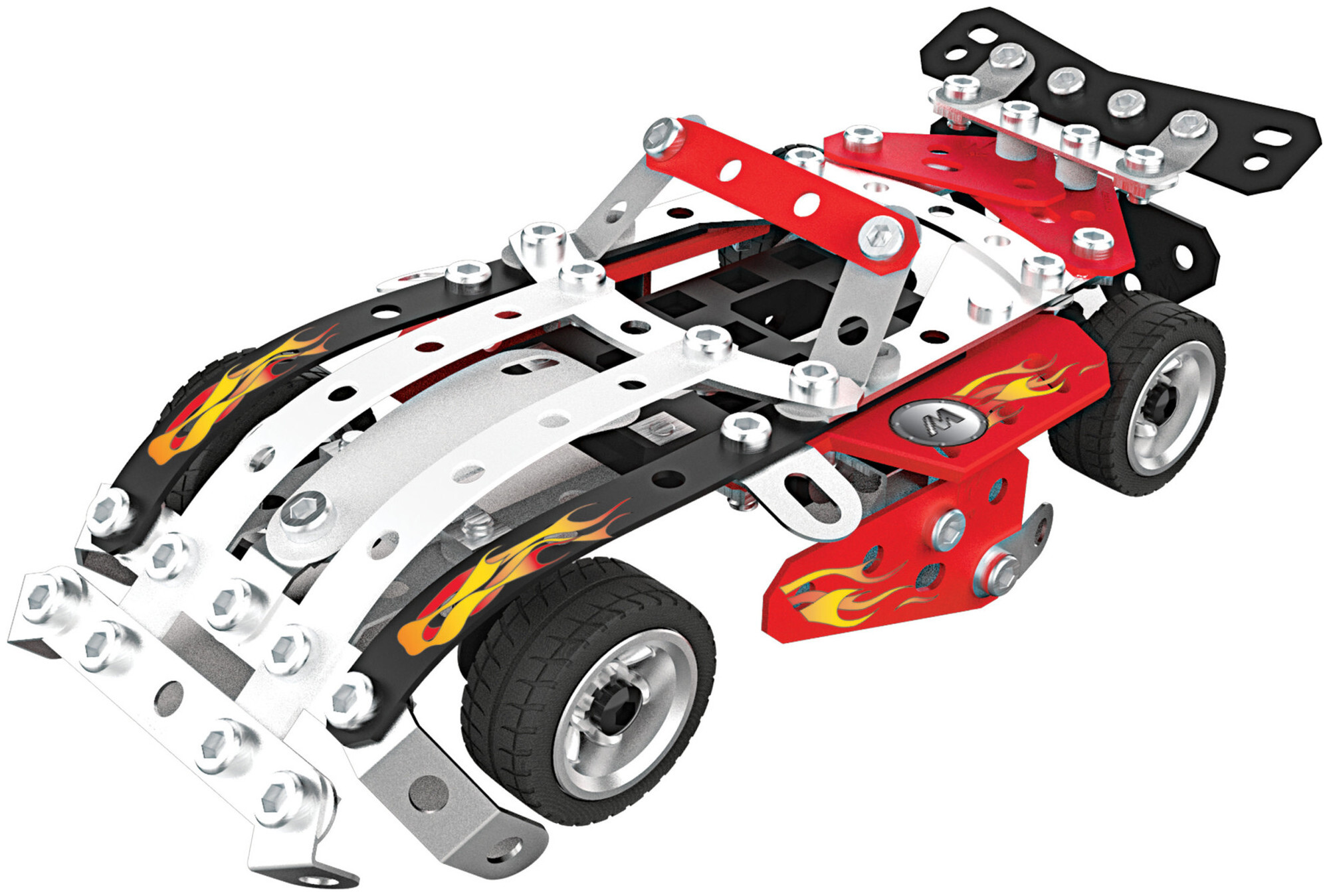 Image of Meccano 10-in-1 MINT-Rennfahrzeug-Modellbausatz
