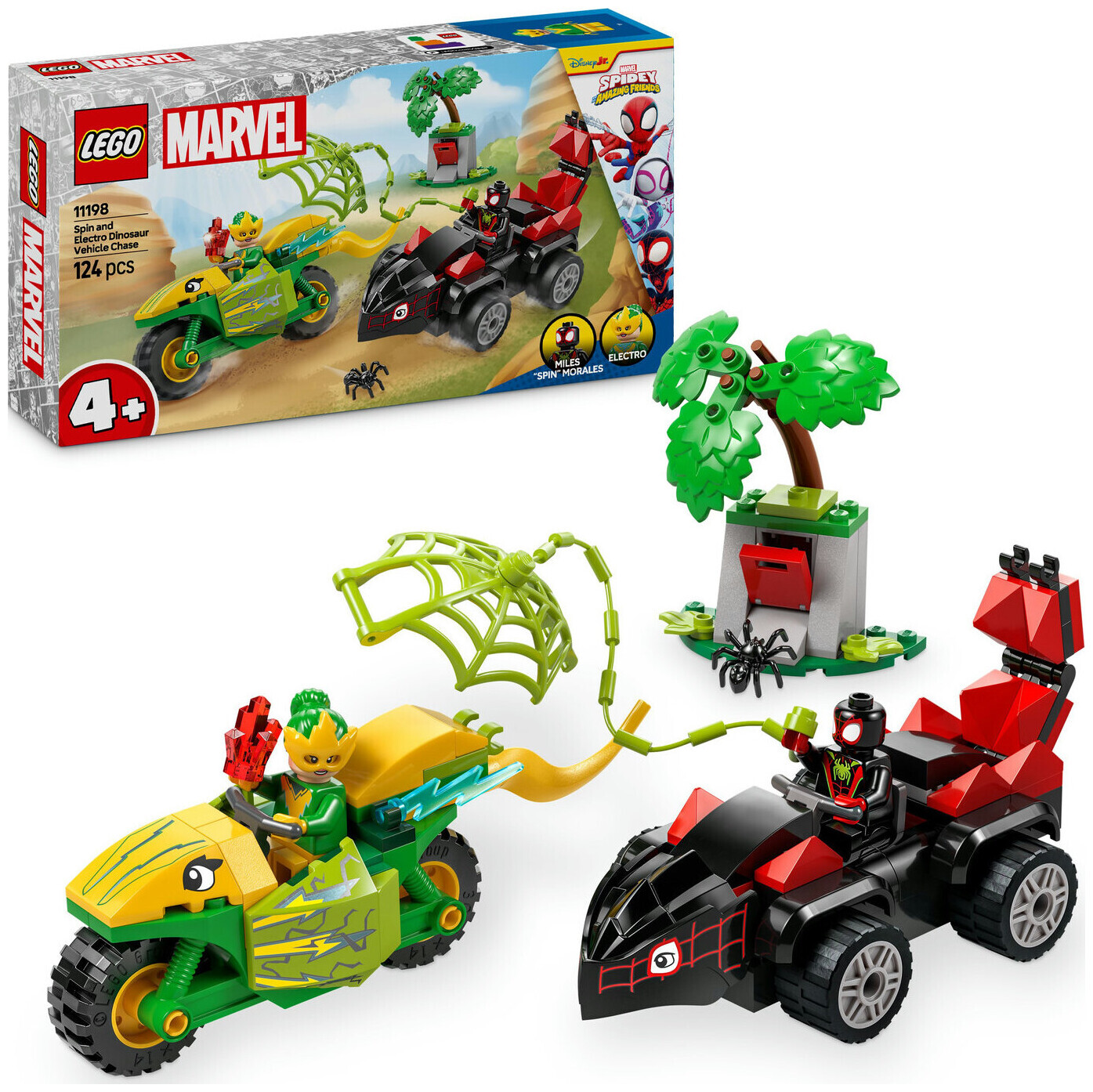 Image of Lego Marvel Lego® Marvel 11198 Spin und Electro in ihren Dino-Flitzern ab 4 Jahren