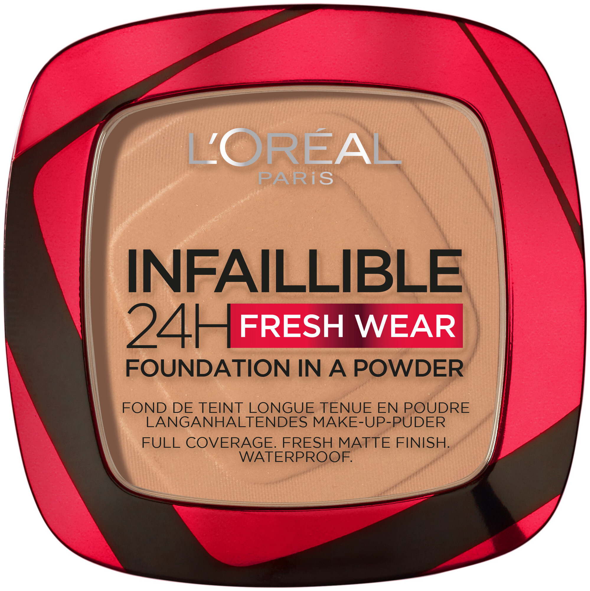 Image of L'Oréal Paris Infaillible 24H Fresh Wear Make-Up-Puder 260 Golden Sun