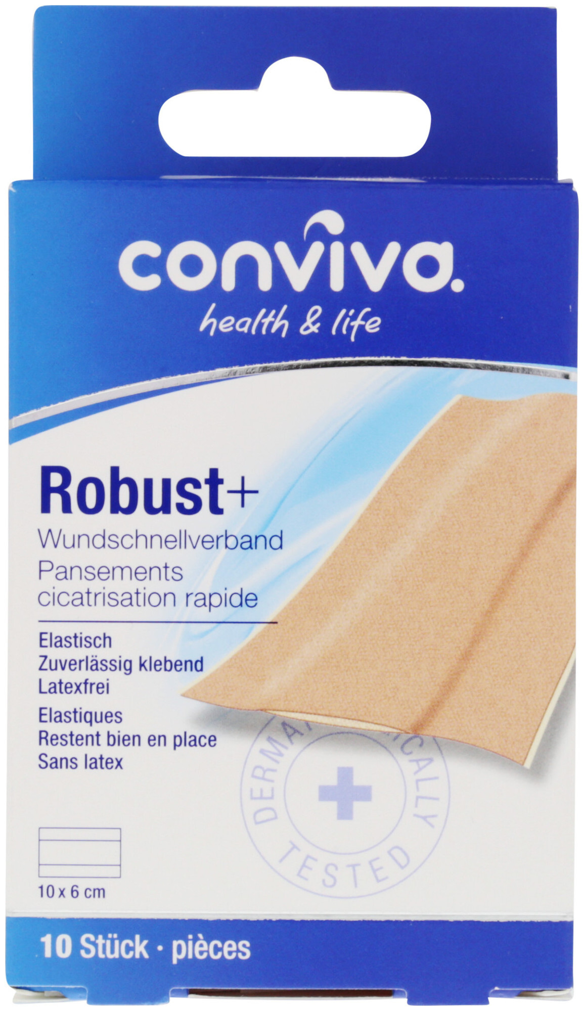 Image of conviva Robust+ Wundschnellverband 10 Stück