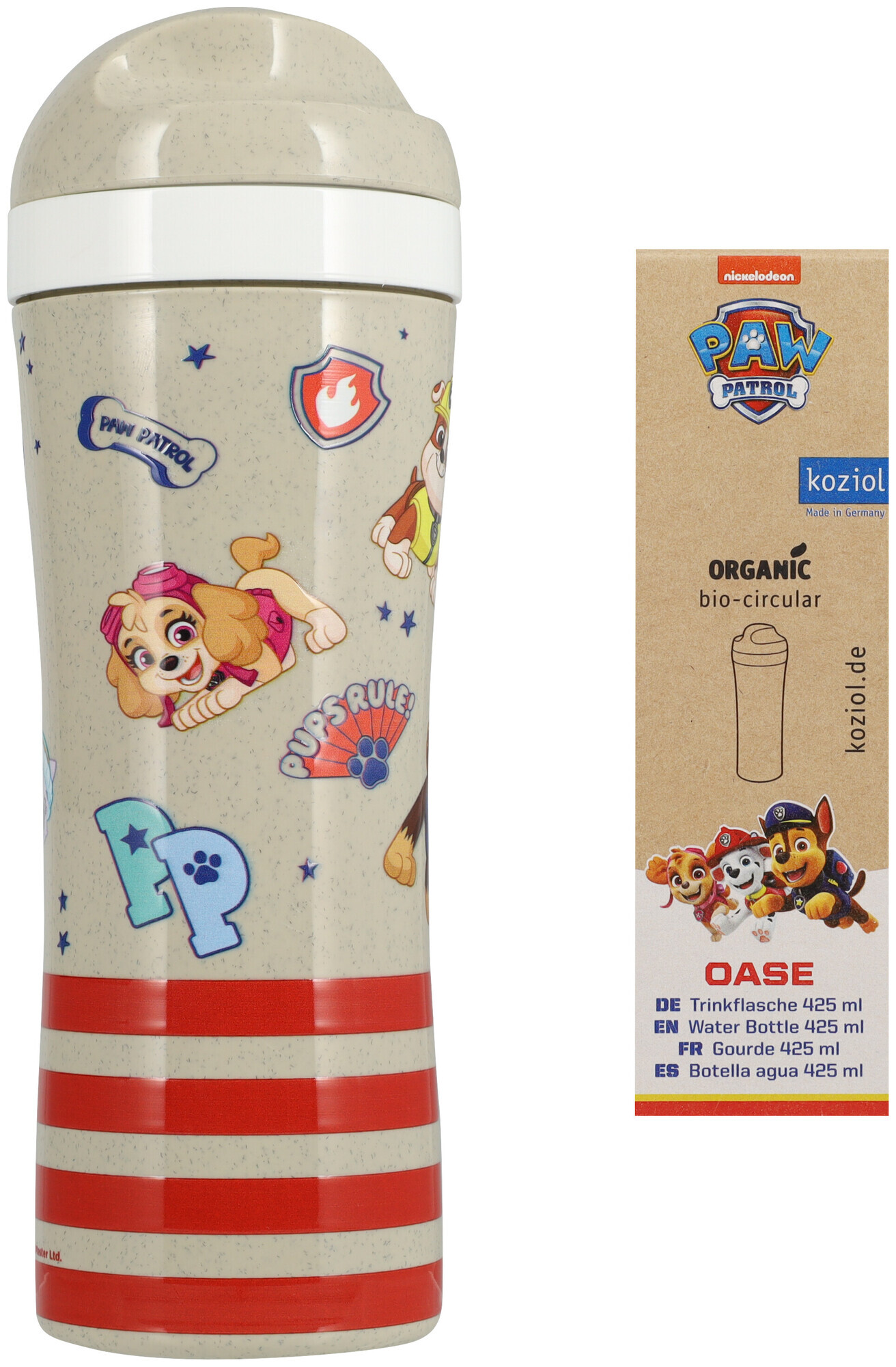 Image of Koziol Trinkflasche Paw Patrol sand 425m