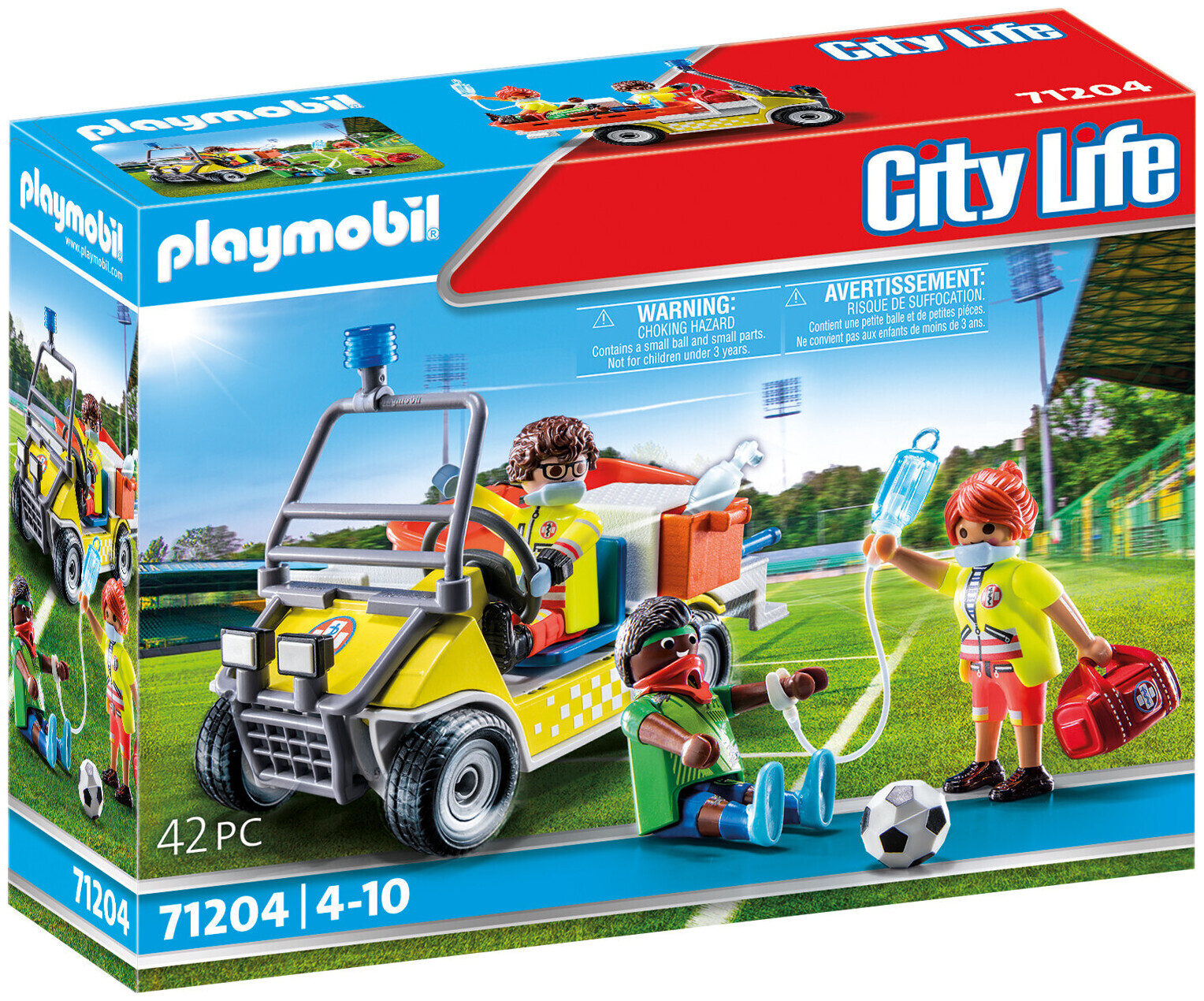 Image of Playmobil Rettungscaddy 71204 4+ Jahre