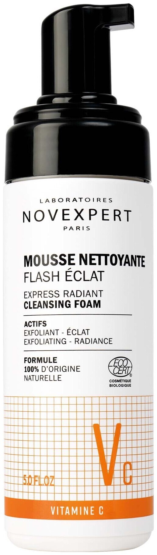 Novexpert Mousse Nettoyante - Flash Eclat Vitamine C - 150ml