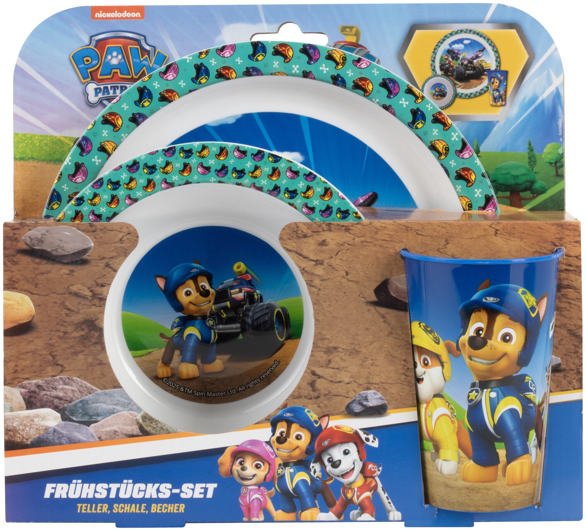 Paw Patrol set petit déjeuner 3 pièces