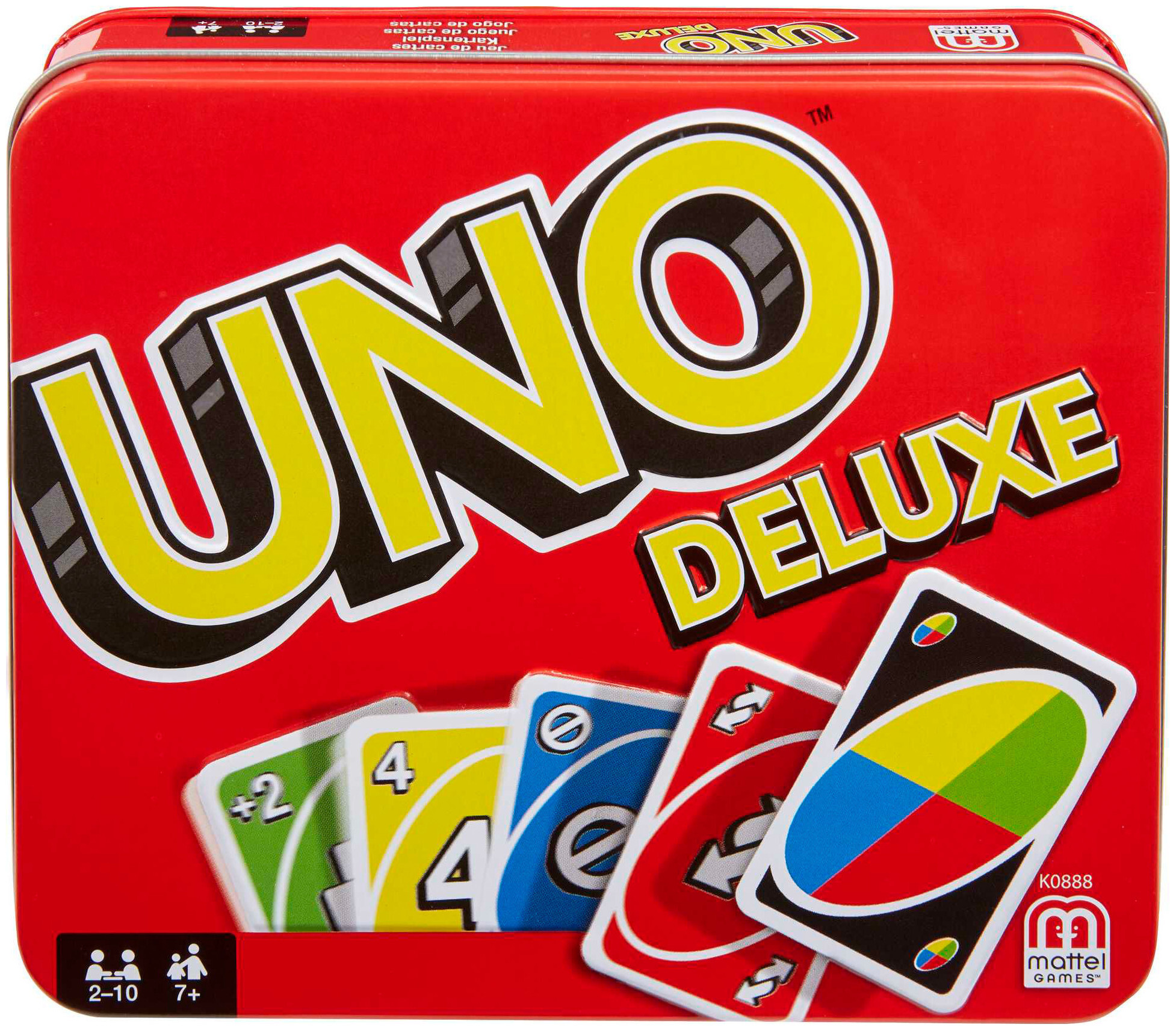 Image of Mattel Games UNO Deluxe Metallbox