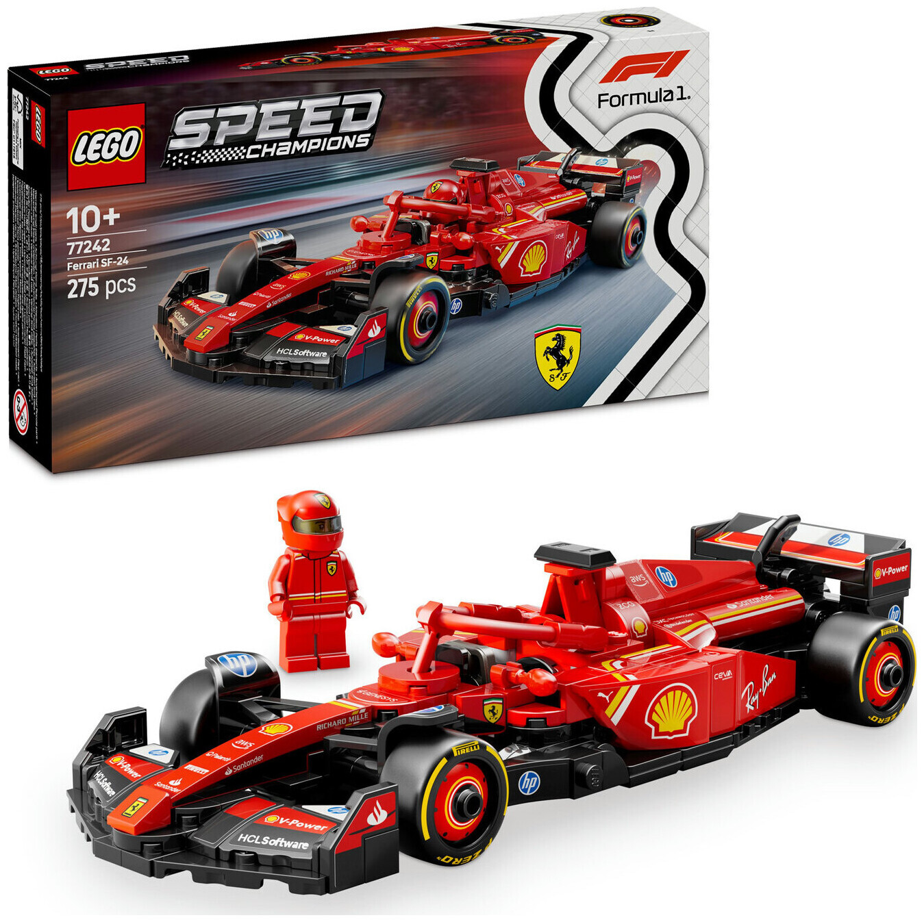 Image of Lego Speed Champions Lego® Speed Champions 77242 Ferrari Sf-24 F1 Rennauto - Spielzeug Auto ab 10 Jahren