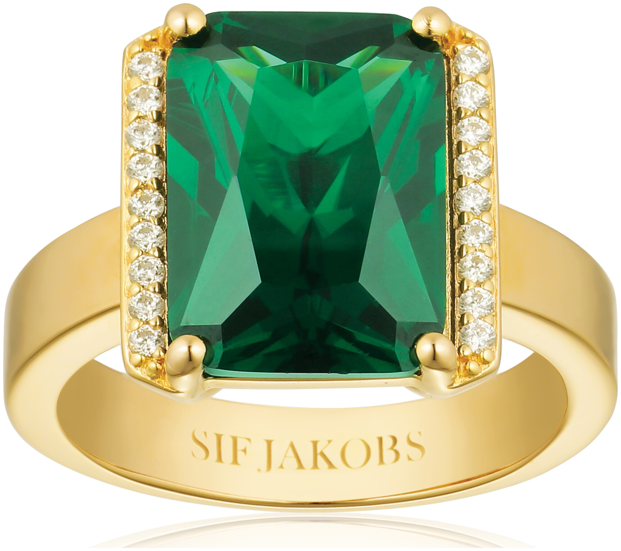Sif Jakobs Sj-R42267-Gcz-Yg-58 Ring Roccanova Altro Grande size 58
