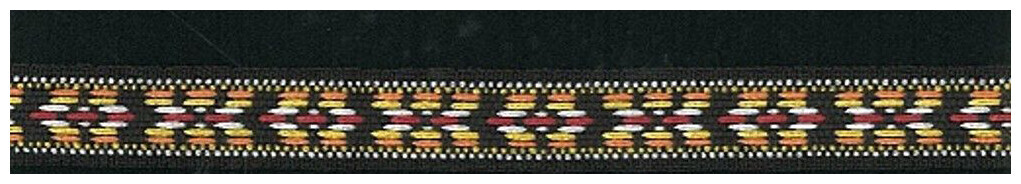 Image of Zierband schwarz 12 mm Coupon 2 m